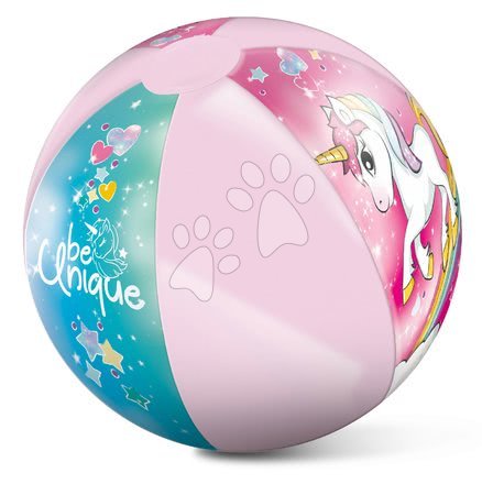 Jucării pentru copilași de la 2 la 3 ani - Minge gonflabilă de ștrand Unicorn Beach Ball Mondo