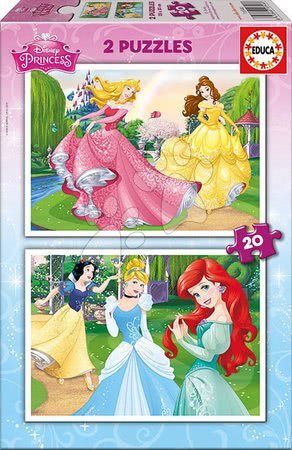 Puzzle și jocuri de societate - Puzzle Prinţese Disney Educa_1