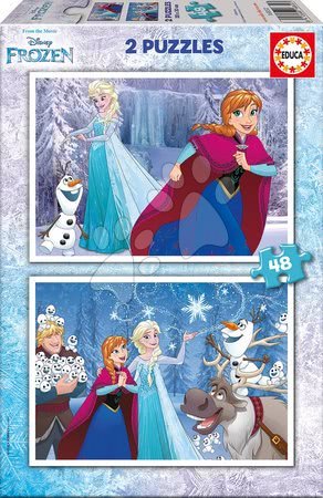 Játékok 3 - 6 éves gyerekeknek - Puzzle Frozen Educa