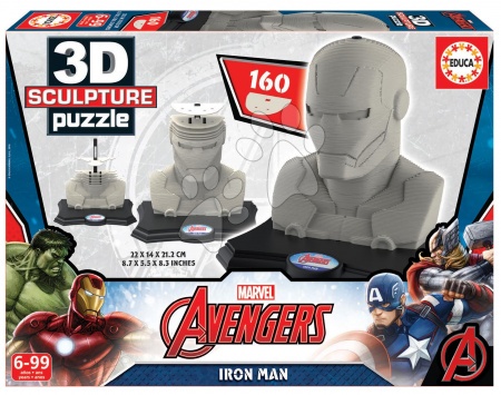 Puzzle 3D - Puzzle 3D Sculpture Marvel Avengers Iron Man Educa - 4
