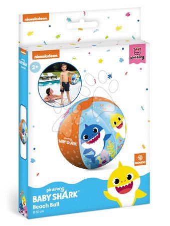 Hračky pro děti od 2 do 3 let - Nafukovací míč Baby Shark Beach Ball Mondo_1