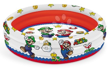 Dětské bazénky - Nafukovací bazén tříkomorový Super Mario Mondo