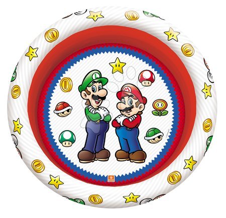 Dětské bazénky - Nafukovací bazén tříkomorový Super Mario Mondo_1