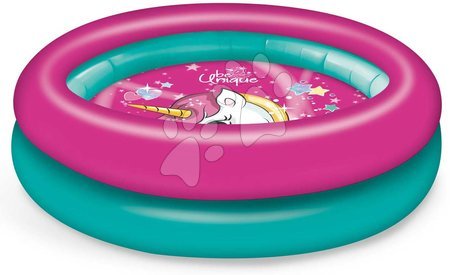 Kültéri játékok - Felfújható kétgyűrűs medence Egyszarvú Unicorn Mondo 100 cm átmérővel 10 hó-tól_1