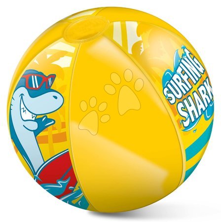 Nafukovací míče k vodě - Nafukovací plážový míč Surfing Shark Mondo