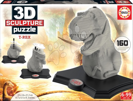 Puzzle 3D - Puzzle 3D Sculpture T-Rex Educa - 1