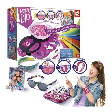 Kézimunka és alkotás - Kreatív tervező készlet Magic Dip Deluxe Educa - 2