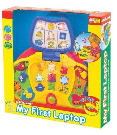 Zenélő bébijátékok - Az én első laptopom Activity Kiddieland - 1
