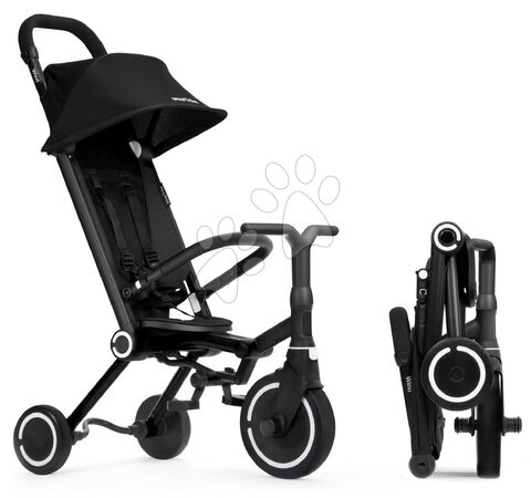 3-wheel bike and stroller, foldable Wind Black 4v1 smarTrike
