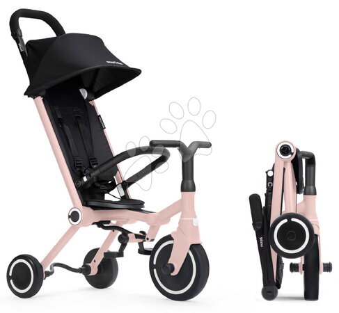 Tříkolky od 10 měsíců - Tříkolka a kočárek skládací Wind Blush 4v1 smarTrike - 5