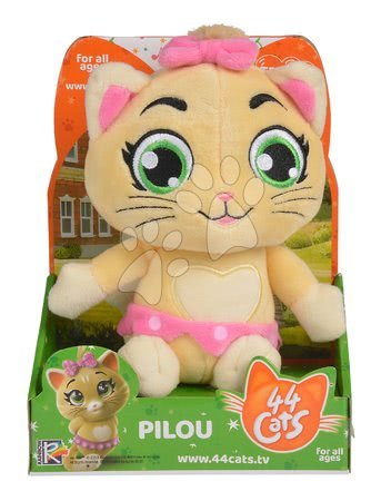 Figurine și animăluțe - Pisicuță de pluș Pilou 44 de pisici Smoby - 1
