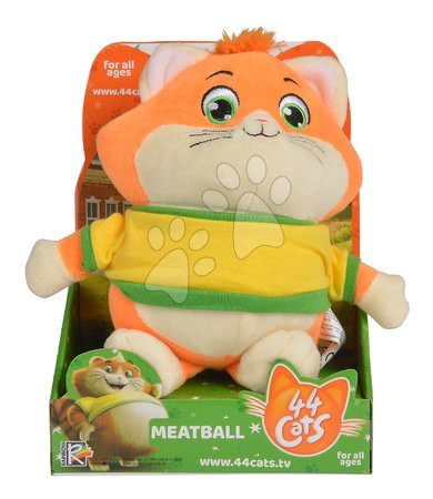 Figurák és állatkák - Plüss cica Meatball 44 Cats Smoby - 1