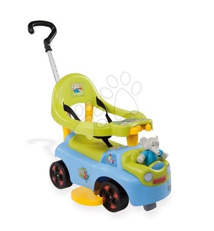 Neaktívna Staré položky - SMOBY 445003 Auto odstrkovadlo BABAR s rúčkou - 5