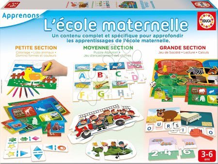 Hračky pro nejmenší - Naučné hry Kit L'Ecole Maternell Educa