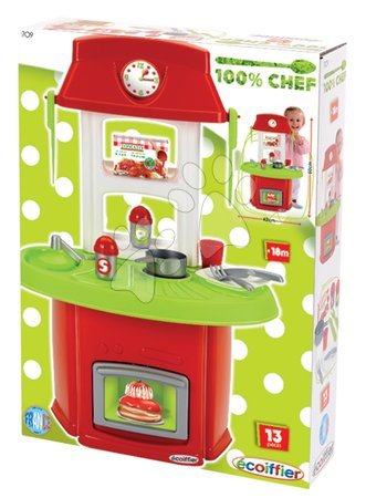 Obyčejné kuchyňky - Kuchyňka 100 % Chef Italian Écoiffier - 3