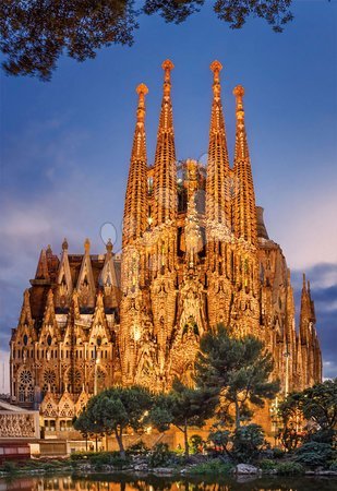 1000 darabos puzzle - Puzzle Genuine Sagrada Familia Educa - 1