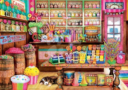 Puzzle 1000 elementów - Puzzle Genuine Candy Shop Educa - 1
