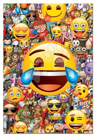 Puzzle 1000 dílků - Puzzle Emoji Educa - 1