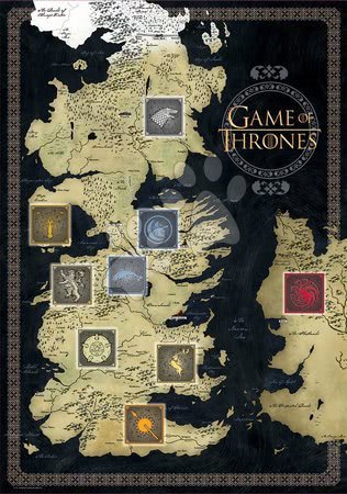 Puzzle 1000 dílků - Puzzle Game of Thrones Educa - 1