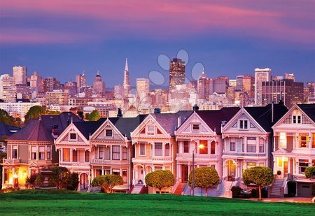 Puzzle 1500 dílků - Puzzle Genuine Painted Ladies San Francisco Educa - 1