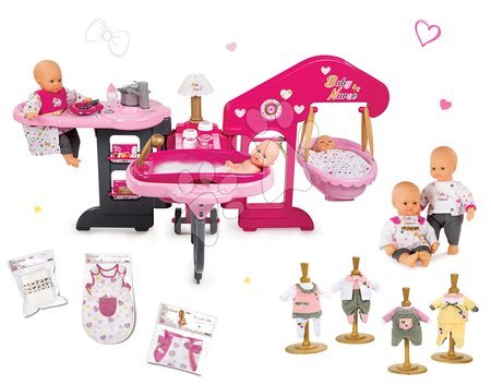 Centru de îngrijire pentru păpuși - Set centru bebe pentru păpuşă Baby Nurse Smoby - 22