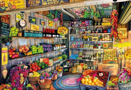 Puzzle - Puzzle Genuine Grocery Shop Educa 2000 dielov od 11 rokov_1