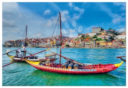 1000 darabos puzzle - Puzzle Rabelos Boats Educa - 1