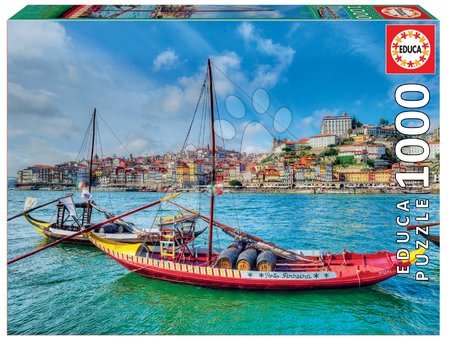 1000 darabos puzzle - Puzzle Rabelos Boats Educa