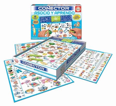 Idegennyelvű társasjátékok - Társasjáték Conector Társítás & Tanulás Educa  - 1