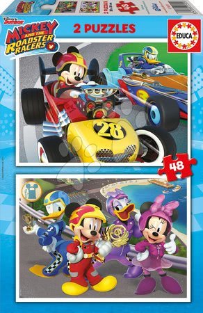 Detské puzzle do 100 dielov - Puzzle Mickey and the roadster racers Educa