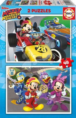 Mickey  - Puzzle Mickey and the roadster racers Educa