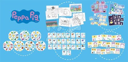 Puzzle pro nejmenší - Naučné hry pro nejmenší Peppa Pig Educa 5 různých naučných aktivit od 3–6 let_1