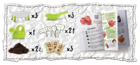 Kertészkedés - Kis Kertész - zöldségek Tomato-Lettuce-Rocket Educa - 4