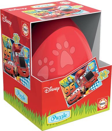 Dětské puzzle do 100 dílků - Puzzle Disney Princezny Frozen a Cars EGG Educa - 2