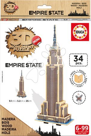 Puzzle 3D - Fa puzzle 3D Empire State Building Mini Monument Educa - 1