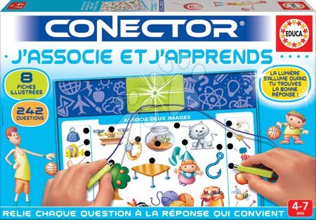 Jocuri de societate - Joc educativ Conector J'associe et J'apprends Educa