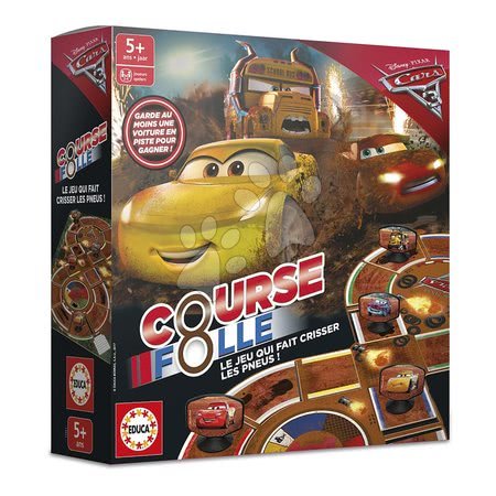 Společenské hry - Společenská hra Cars 3 Crazy 8 Educa