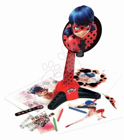 Rajzolás és festés - Kreatív játék Rajzkészlet kivetítővel Miraculous LadyBug Educa - 1