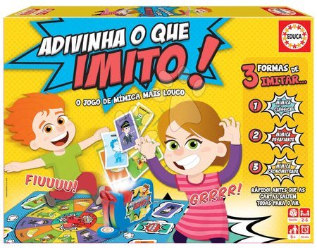 Puzzle a společenské hry - Společenská hra Adivina que imito! Educa