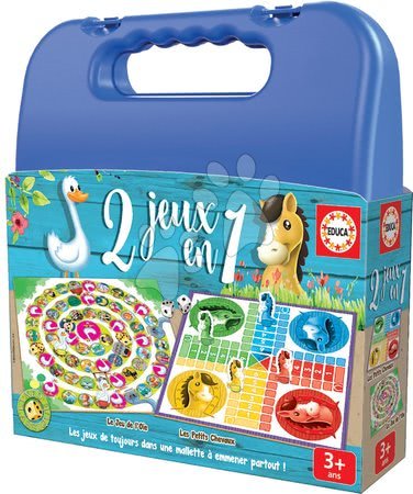  - Joc de societate 2 games in 1 case Educa