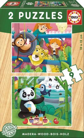 Puzzle Educa od proizvođača Educa | Stranica 20 - Drvene puzzle Zoo životinje Educa