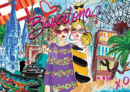 500 darabos puzzle - Puzzle Take me to Barcelona, Chic World Educa_1