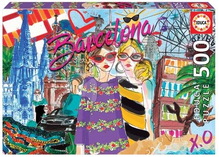 Puzzle - Puzzle Take me to Barcelona, Chic World Educa