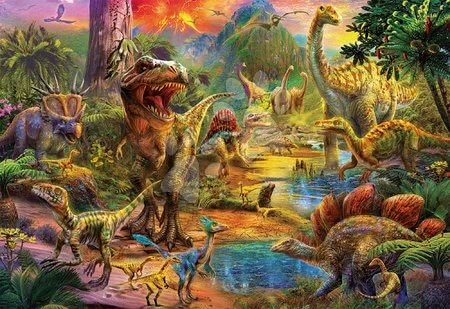 Játékok gyerekeknek 10 éves kortól - Puzzle Land of Dinosaurs Educa_1