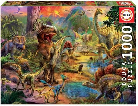 Puzzle - Puzzle Land of Dinosaurs Educa