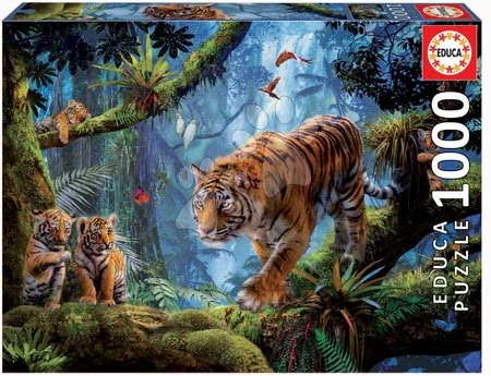 Puzzle - Puzzle Tigers in the tree Educa