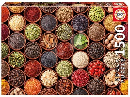 1500 darabos puzzle - Puzzle Herbs and spices Educa