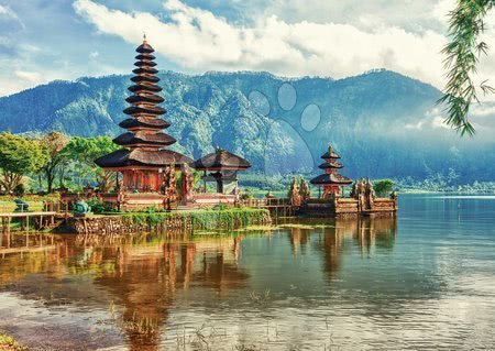 Puzzle cu 2000 de bucăți - Puzzle Temple Ulun Danu, Bali Indonesia Educa - 1