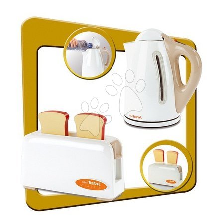 Neaktívna Staré položky - SMOBY 24665 Kuchynka FRENCH TOUCH TEFAL Excellence bordovo-zlatá s tečúcou VODOU elektrická 115*41*97 cm - 7