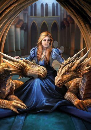 1000 darabos puzzle - Puzzle Fierce Loyalty, Anne Stokes Educa - 1